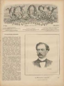 Kłosy: czasopismo ilustrowane, tygodniowe, poświęcone literaturze, nauce i sztuce 1889.02.16(28) T.48 Nr1235