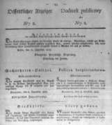 Oeffentlicher Anzeiger zum Amtsblatt No.2. der Königl. Preuss. Regierung zu Bromberg. 1830