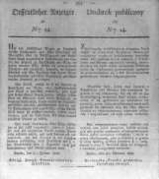 Oeffentlicher Anzeiger zum Amtsblatt No.14. der Königl. Preuss. Regierung zu Bromberg. 1830