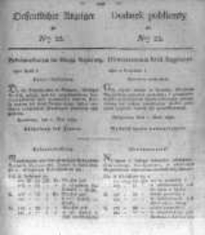 Oeffentlicher Anzeiger zum Amtsblatt No.22. der Königl. Preuss. Regierung zu Bromberg. 1830