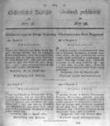 Oeffentlicher Anzeiger zum Amtsblatt No.36. der Königl. Preuss. Regierung zu Bromberg. 1830