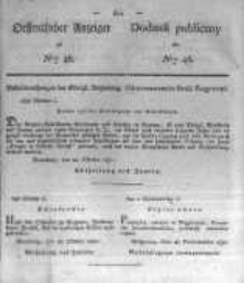 Oeffentlicher Anzeiger zum Amtsblatt No.46. der Königl. Preuss. Regierung zu Bromberg. 1830