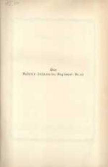 Reserve-Infanterie-Rgt. Nr. 27 im Weltkriege 1914/1918