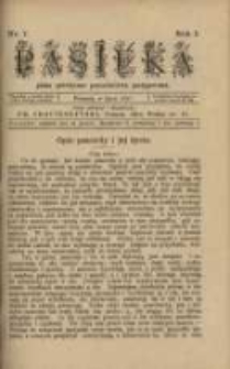 Pasieka : pismo poświęcone pszczelnictwu postępowemu 1897 nr7