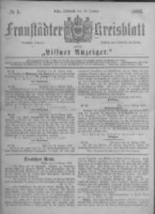 Fraust&auml;dter Kreisblatt. 1882.01.18 Nr5