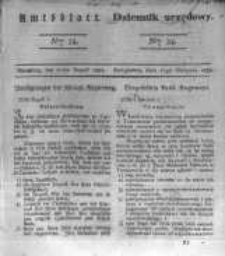 Amtsblatt der Königlichen Preussischen Regierung zu Bromberg. 1834.08.22 No.34