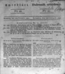 Amtsblatt der Königlichen Preussischen Regierung zu Bromberg. 1834.11.07 No.45
