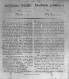 Oeffentlicher Anzeiger zum Amtsblatt No.1. der Königl. Preuss. Regierung zu Bromberg. 1834