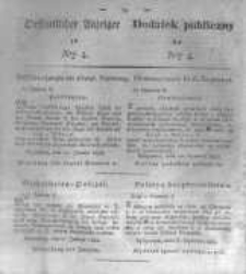 Oeffentlicher Anzeiger zum Amtsblatt No.4. der Königl. Preuss. Regierung zu Bromberg. 1834