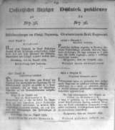 Oeffentlicher Anzeiger zum Amtsblatt No.36. der Königl. Preuss. Regierung zu Bromberg. 1834