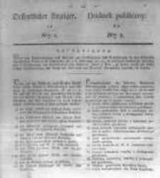 Oeffentlicher Anzeiger zum Amtsblatt No.2. der Königl. Preuss. Regierung zu Bromberg. 1835