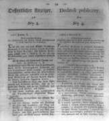 Oeffentlicher Anzeiger zum Amtsblatt No.4. der K&ouml;nigl. Preuss. Regierung zu Bromberg. 1835