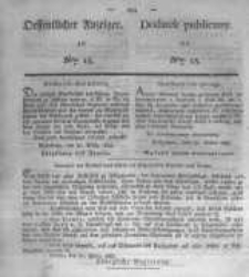 Oeffentlicher Anzeiger zum Amtsblatt No.15. der Königl. Preuss. Regierung zu Bromberg. 1835