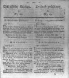 Oeffentlicher Anzeiger zum Amtsblatt No.25. der K&ouml;nigl. Preuss. Regierung zu Bromberg. 1835