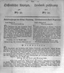Oeffentlicher Anzeiger zum Amtsblatt No.37. der Königl. Preuss. Regierung zu Bromberg. 1835
