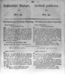 Oeffentlicher Anzeiger zum Amtsblatt No.38. der Königl. Preuss. Regierung zu Bromberg. 1835