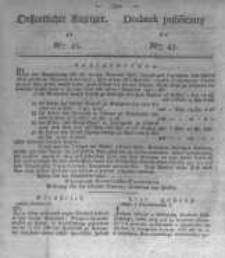 Oeffentlicher Anzeiger zum Amtsblatt No.43. der K&ouml;nigl. Preuss. Regierung zu Bromberg. 1835
