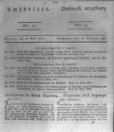 Amtsblatt der K&ouml;niglichen Preussischen Regierung zu Bromberg. 1837.04.28 No.17