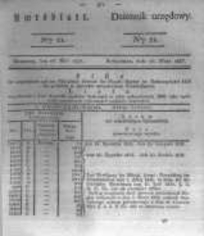 Amtsblatt der K&ouml;niglichen Preussischen Regierung zu Bromberg. 1837.05.26 No.21