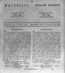 Amtsblatt der K&ouml;niglichen Preussischen Regierung zu Bromberg. 1837.10.06 No.40