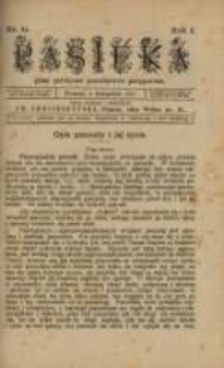Pasieka : pismo poświęcone pszczelnictwu postępowemu 1897 nr11