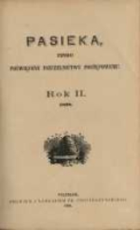 Pasieka : pismo poświęcone pszczelnictwu postępowemu 1989 nr1