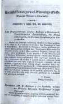 Roczniki Towarzystwa Ś. Wincentego a Paulo; przekład dla konferencyj polskich z upoważnienia Rady Generalnej z Buletyn&oacute;w francuzkich przez Radę Wyższą Poznańską w skr&oacute;ceniu wydany R.1859 posz.3 i 4