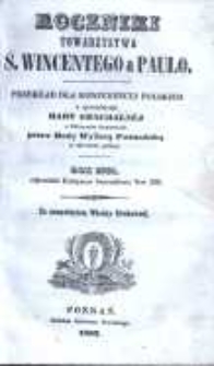 Roczniki Towarzystwa Ś. Wincentego a Paulo; przekład dla konferencyj polskich z upoważnienia Rady Generalnej z Buletyn&oacute;w francuzkich przez Radę Wyższą Poznańską w skr&oacute;ceniu wydany R.1861 posz.1
