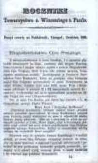 Roczniki Towarzystwa Ś. Wincentego a Paulo; przekład dla konferencyj polskich z upoważnienia Rady Generalnej z Buletyn&oacute;w francuzkich przez Radę Wyższą Poznańską w skr&oacute;ceniu wydany R.1865 posz.4