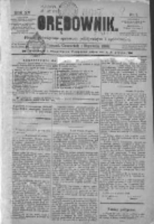 Orędownik: pismo poświęcone sprawom politycznym i spółecznym 1885.01.01 R.15 Nr1