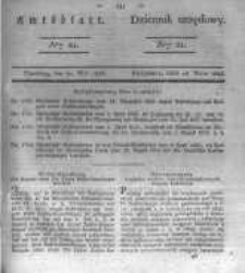 Amtsblatt der K&ouml;niglichen Preussischen Regierung zu Bromberg. 1836.05.20 No.21