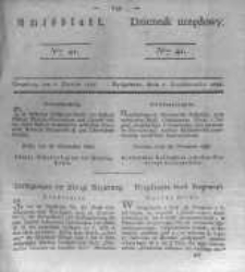 Amtsblatt der Königlichen Preussischen Regierung zu Bromberg. 1836.10.07 No.41