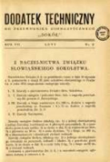 Dodatek Techniczny do Przewodnika Gimnastycznego "Sokół" 1931 R.7 Nr2