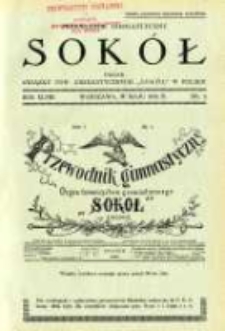 Przewodnik Gimnastyczny "Sok&oacute;ł": organ Związku Towarzystw Gimnastycznych "Sok&oacute;ł" w Polsce 1931.05 R.48 Nr5