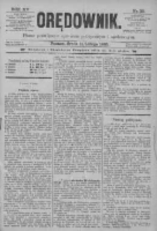 Orędownik: pismo poświęcone sprawom politycznym i spółecznym 1885.02.11 R.15 Nr33