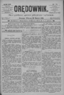 Orędownik: pismo poświęcone sprawom politycznym i sp&oacute;łecznym 1885.03.31 R.15 Nr73