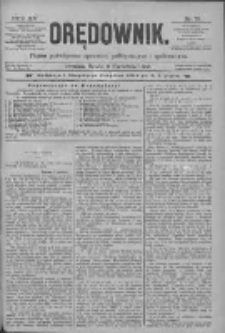 Orędownik: pismo poświęcone sprawom politycznym i spółecznym 1885.04.08 R.15 Nr79