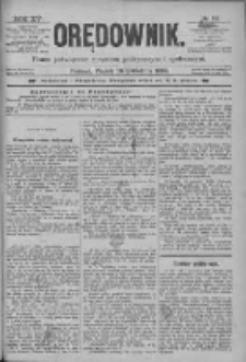 Orędownik: pismo poświęcone sprawom politycznym i spółecznym 1885.04.10 R.15 Nr81