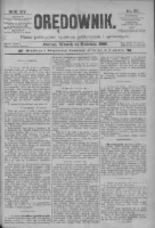 Orędownik: pismo poświęcone sprawom politycznym i spółecznym 1885.04.21 R.15 Nr90