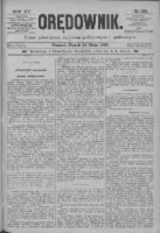 Orędownik: pismo poświęcone sprawom politycznym i spółecznym 1885.05.29 R.15 Nr120
