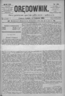 Orędownik: pismo poświęcone sprawom politycznym i spółecznym 1885.06.13 R.15 Nr132