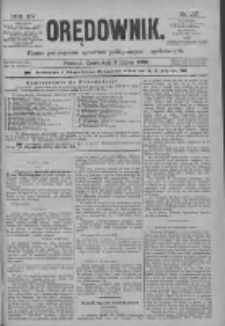 Orędownik: pismo poświęcone sprawom politycznym i spółecznym 1885.07.02 R.15 Nr147