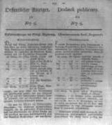 Oeffentlicher Anzeiger zum Amtsblatt No.9. der Königl. Preuss. Regierung zu Bromberg. 1835