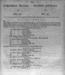 Oeffentlicher Anzeiger zum Amtsblatt No.47. der Königl. Preuss. Regierung zu Bromberg. 1835
