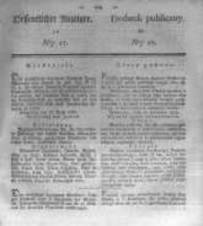 Oeffentlicher Anzeiger zum Amtsblatt No.17. der Königl. Preuss. Regierung zu Bromberg. 1836