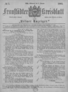 Fraustädter Kreisblatt. 1883.01.03 Nr1