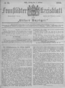 Fraustädter Kreisblatt. 1883.02.09 Nr12