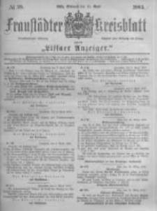 Fraust&auml;dter Kreisblatt. 1883.04.11 Nr29