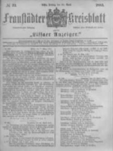 Fraustädter Kreisblatt. 1883.04.20 Nr32