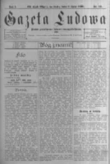 Gazeta Ludowa: pismo poświęcone ludowi ewangielickiemu. 1896.07.08 R.1 nr52